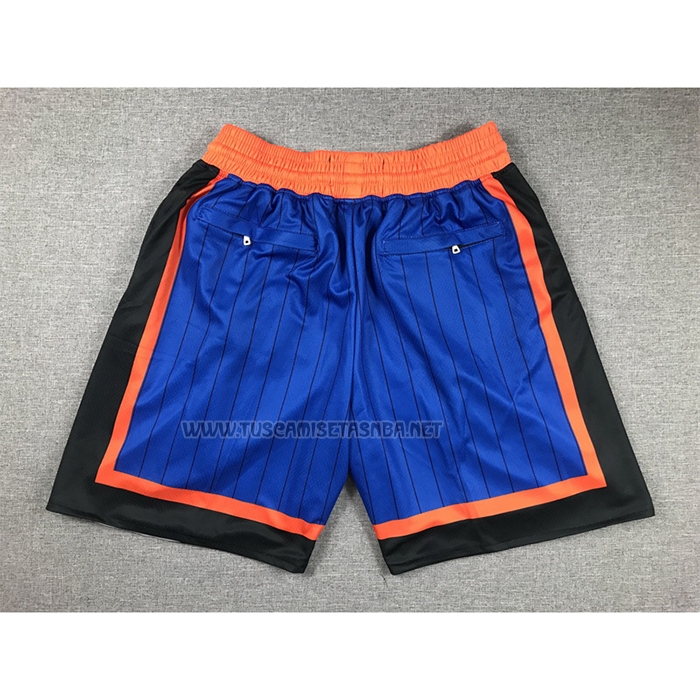 Pantalone New York Knicks Ciudad Just Don 2024 Azul